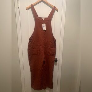Billabong Pacific Time NWT Overalls in Terracotta Rust Medium
